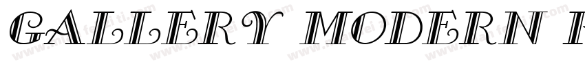 GALLERY MODERN REGUR字体转换
